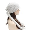 ZLYC Women's Chemo Turban Hat Headwraps Lightweight Beanie Hat, Braid