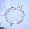 Ursteel Ankle Bracelets for Women, Silver Anklets for Women Dainty