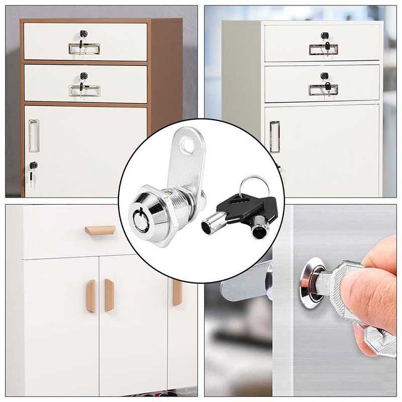 Thread Tubular Cam Lock 16mm Zinc Alloy Security Mailbox Lock