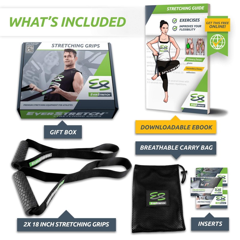 EverStretch Stretch Grip: Premium Stretch Equipment for Athletes, Flexibility Training