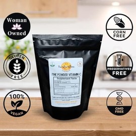 Revitalize Wellness Revitalize Wellness Bundle | Fine Powder Vitamin C as Ascorbic Acid | 1000 mg Vitamin C per Serving | 1 lb. Bag & Liposomal Vitamin C | 30 Servings
