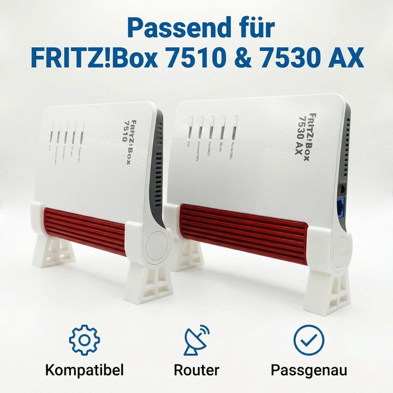 Stand for Fritzbox 7510 and 7530 AX AVM (Set of