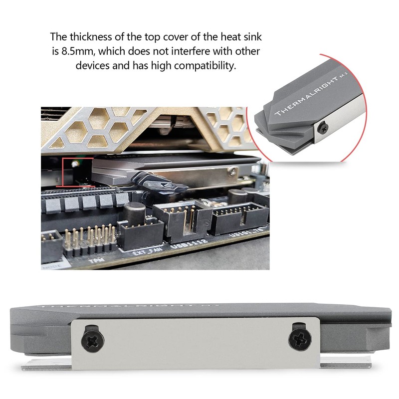 Thermalright M.2 2280 SSD Heatsink Double Sided High Performance Thermal