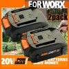 For WORX 2PACK For Worx WA3578 Power Share Battery 20V