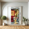 Saoplasa Christmas Door Cover with Cats 71 x 35 Inch