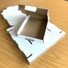AKAR White A6/C6 Large Letter Postal Box - 112x163x20mm -