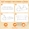 Geosar 32 Pack Wire Buffet Rack Stand Folding Chafing Stand