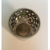 Yankee Candle - Green Runaway Snowman Frosted Gray Glass Votive