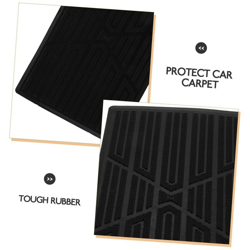 CHILDWEET Rubber Car Floor Mat Patch Car Carpet Protector Heel