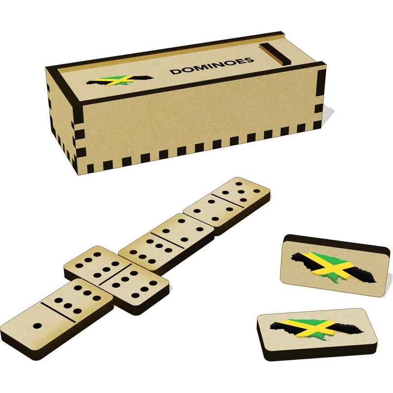 Azeeda 'Jamaica Country' Domino Set & Box (DM00038015)
