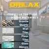 Drilax 7.5 Inch Diamond Hole Saw | Solid Steel Core