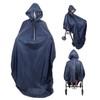 Wheelchair Cover, Poncho, Rain Cover with Hood, Adult Seniors, Wheelchair