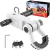 Nilight Anti-Theft Shackle Hitch Receiver 2Inch 45000 LBs Breaking Strength 3/4" Anti-Theft D Ring Shackle 5/8" Trailer Hitch Lock Pin Heavy Duty Solid Towing Kit for Trucks Off Road (White)