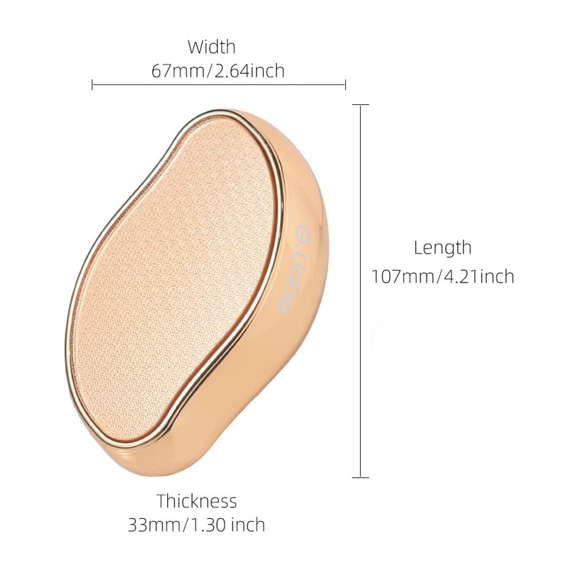 Liane Heels, Exfoliating Nano Glass, Foot File, Exfoliating - Crystal