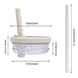 Vistassi (2 Pcs 1 Pack) 40 Oz Tumbler Flip With Straw Lid Replacement Fit For Cup Spill Proof And Leak Proof Splash Resistant Tumbler Lids Flip Reusable Tumbler Cover For Cup.