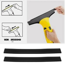 ECSiNG 4pcs Glass Cleaner Rubber Blades 170mm 26331040 Compatible with Karcher WV 50 60 70 75