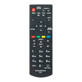 AULCMEET N2QAYB000816 Sub N2QAYB000818 N2QAYB000976 New Replace Remote fit for Panasonic TV TX42AR400A TX42AW404 TX50A400E TX50AW404 TXL19XM6B TXL19XM6E TXL24XM6B TXL24XM6E