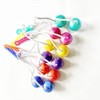 HVZUM 3 Pairs Clacker Ball,Ladder Balls, Toss Game Balls, Children's