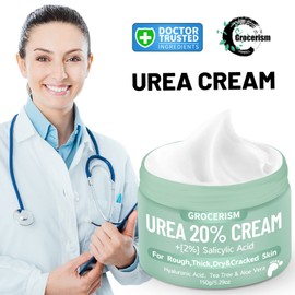 Urea Cream 20% 150 g Callus Remover Foot Cream, Hand Cream, Body Lotion with Hyaluronic Acid, Tea Tree and Aloe Vera for Deep Moisture, Callus Remover and Softening