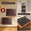 Bamboo Spice Rack Organizer with 28 Spice Jars, 780 Labels,
