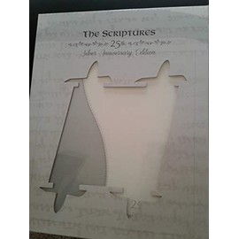 The Scriptures Large Print 25th Anniversary Duotone Silver Bible