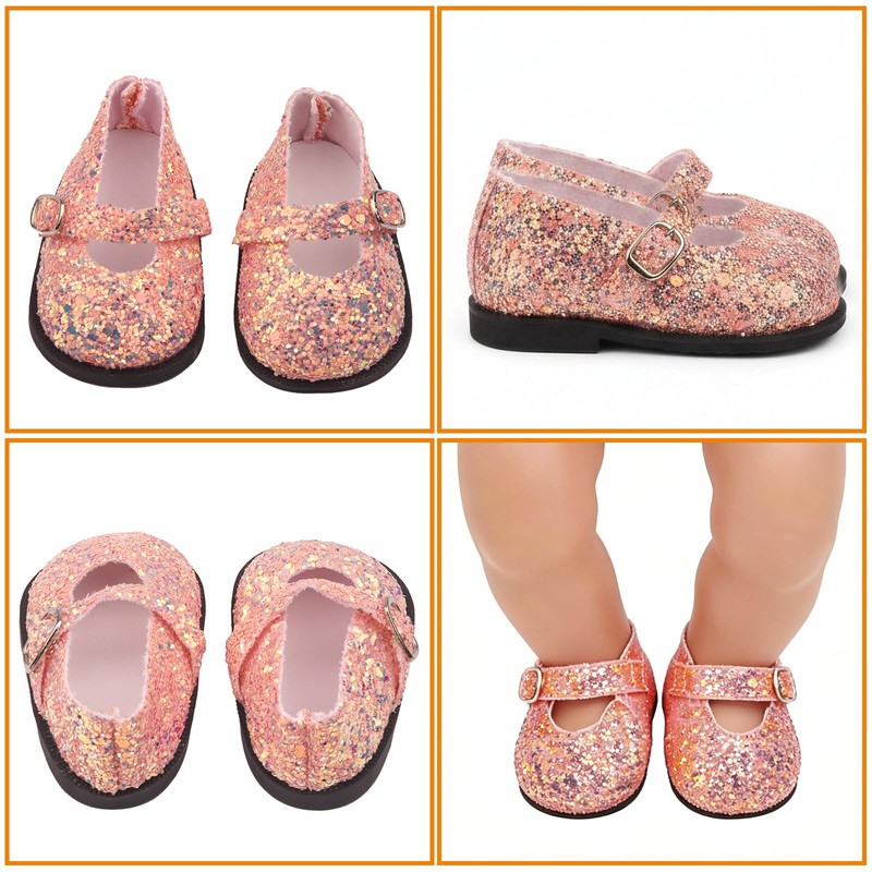 Scarpe per bambole 4 paia