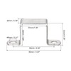 TA-VIGOR U Shaped Connector Bracket 32 x 37mm 304 Stainless