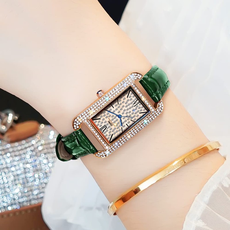 Basfur Dress Watch Fe-Montre-027-02, Green, Modern