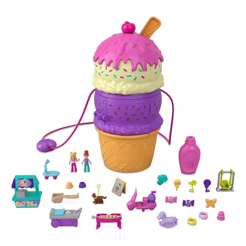 Mattel Polly Pocket Parque De Juegos Polly Sorpresas Mattel Cd