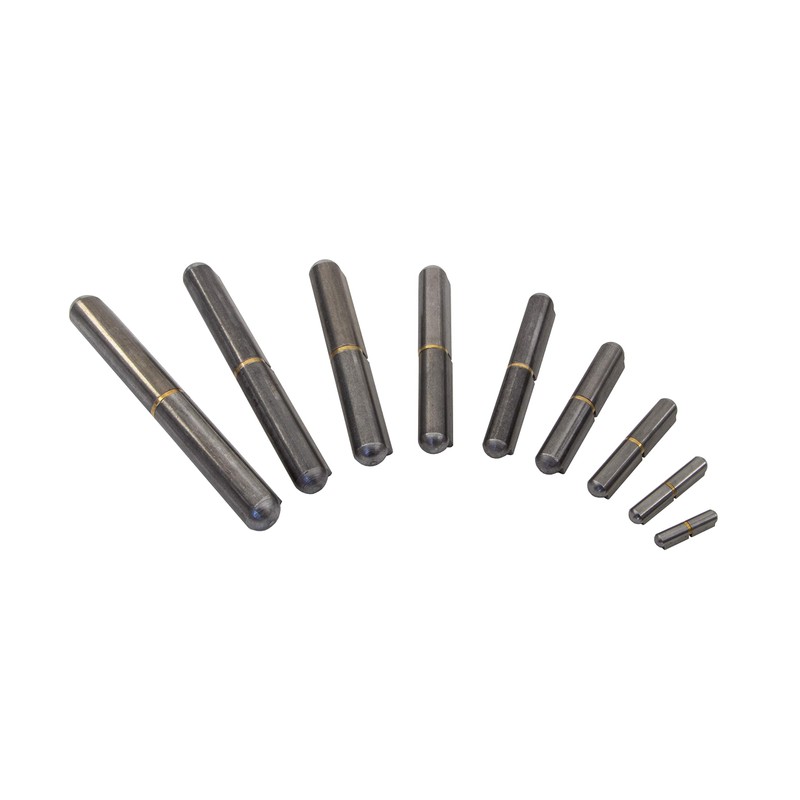Gedotec Door Hinge for Welding Metal Welding Hinges 2-Piece for