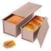 Bread Baking Mould Toast Bread Baking Mould with Lid, Set