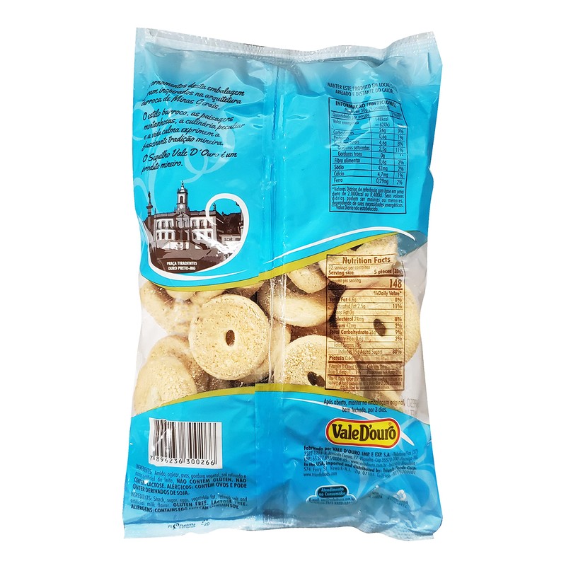 Vale Douro Sequilhos Milk Cookies - Sabor Leite (3 Pack,