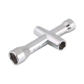 Cross Wrenches, Multifunctional Model Cross Wrenches Wrench Accessory Tools for M2/M2.5/M3/M4 Screw and Nut Universal Wrench