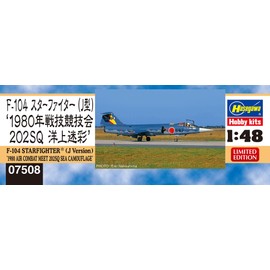 Hasegawa 07508 1/48 Air Self-Defense Force F-104 Starfighter (J Type) 1980 Competition 202SQ Western Camouflage Plastic Model