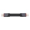 USB 4.0 Cable Fast Charging 40Gbps Flat Short PD60W Type