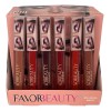 Favorbeauty Caja 24 Labiales Líquidos Mate Larga Duración Rojos Y