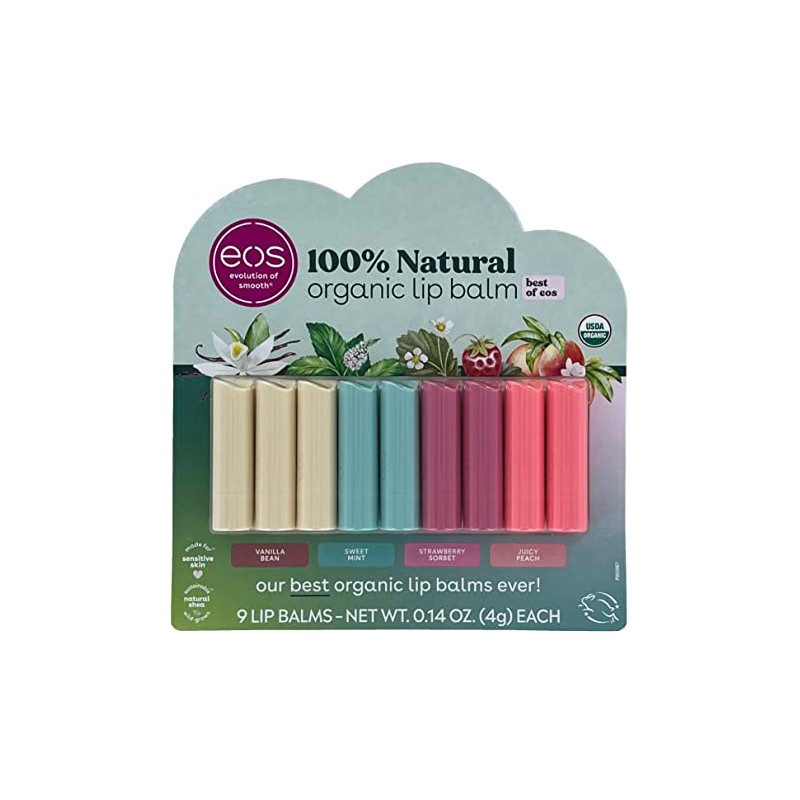 eos Best of eos Lip Balm, 9 Sticks