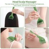 4 Pieces of Massage Combs and 1 Piece of Storage
