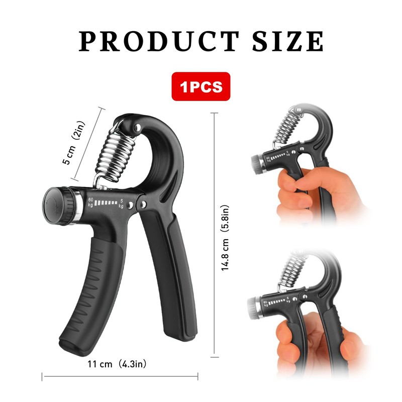 Adjustable Grip Strength Trainer, Hand Grip Strength Trainer, Resistance Range