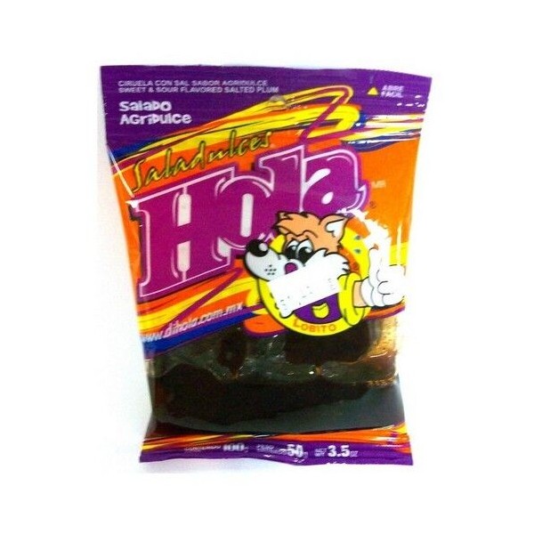 3x pack Hola Sweet & sour Flavored Salted plum(Saladito Agridulce Net wt 10-oz