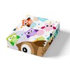 Loussiesd Children's Cute Owl Fitted Sheet Cartoon Owls Fitted Sheet