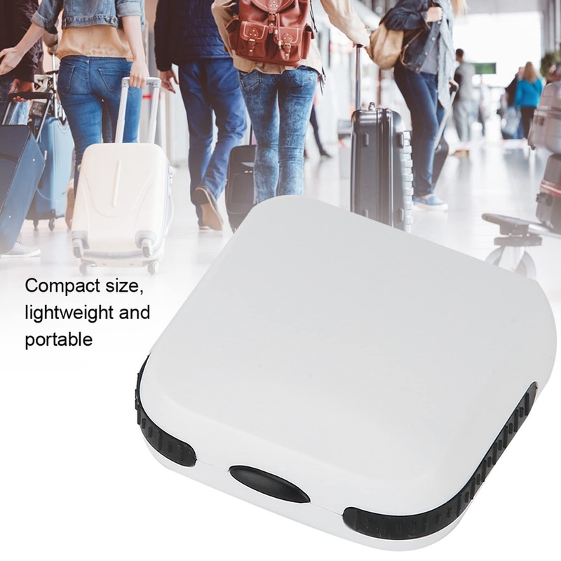 Haosie Hearing Aid Case, 2.6 x 2.6 x 1in ABS