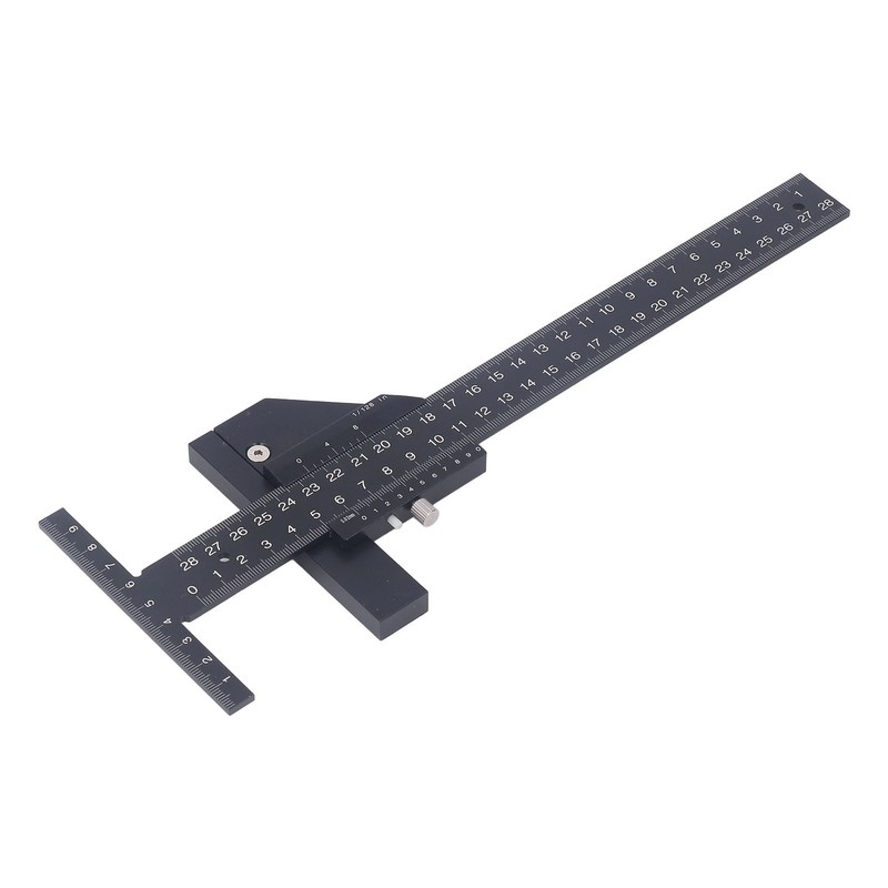 0 to 280mm T Shaped Ruler Aluminum Alloy Accurate Scale