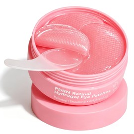PDRN Retinal Hydrogel Eye Patches, 30 Pairs Under Eye Patches for Dark Circles, Puffiness, Fine Lines & Eye Bags, Travel Essentials & Anti-Aging Self Care Gifts for Women