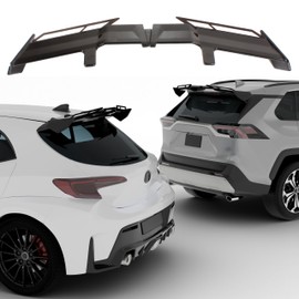 NARPES Rear Window Roof Spoiler Wing Gloss Black Compatible with for Toyota Corolla Hatchback Cross C-HR CHR RAV4 Venza BZ4X All Models All Years