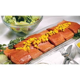 Wild Alaskan Coho Salmon: 6 Oz Dinner Fillets (Six 6 oz dinner fillets)
