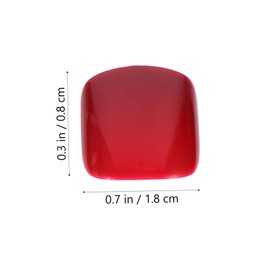 Healeved 24pcs Shiny Fake Nails Removable Toe Nail Tips Full Cover for Holiday Events