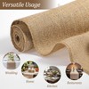 10 Pack Burlap Table Runners 12 x 71 Inch Rustic