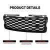 KARPAL Front Bumper Upper Facelift Grill Gloss Black Compatible With