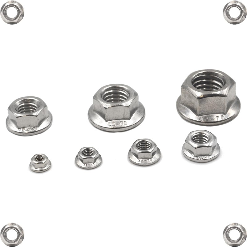Locking Tooth Nuts M6 Stainless Steel A2 / V2A -